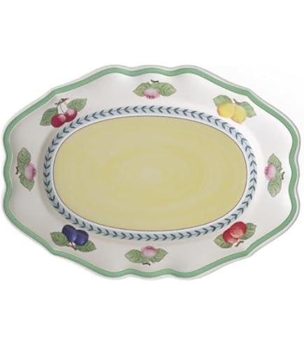 中皿 マリフルール・グリ ビレロイボッホ 花のプレート5枚 BOCH & VILLEROY 21cm デザートプレート 大 食器