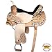 HILASON 15″ Western Horse Saddle American Leather Treeless Trail Barrelthumb 4