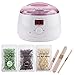 Wowax Wax Warmer Hard Wax Beads Hair Removal Waxing Kit with Wax Applicator Sticks for Adults (Unisex) Body Hair Removal