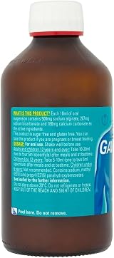 Gaviscon Original Peppermint Liquid 500ml - Heartburn & Indigestion Relief view 8