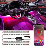 orahon Car LED Lights,Smart App Control,RGB Inside