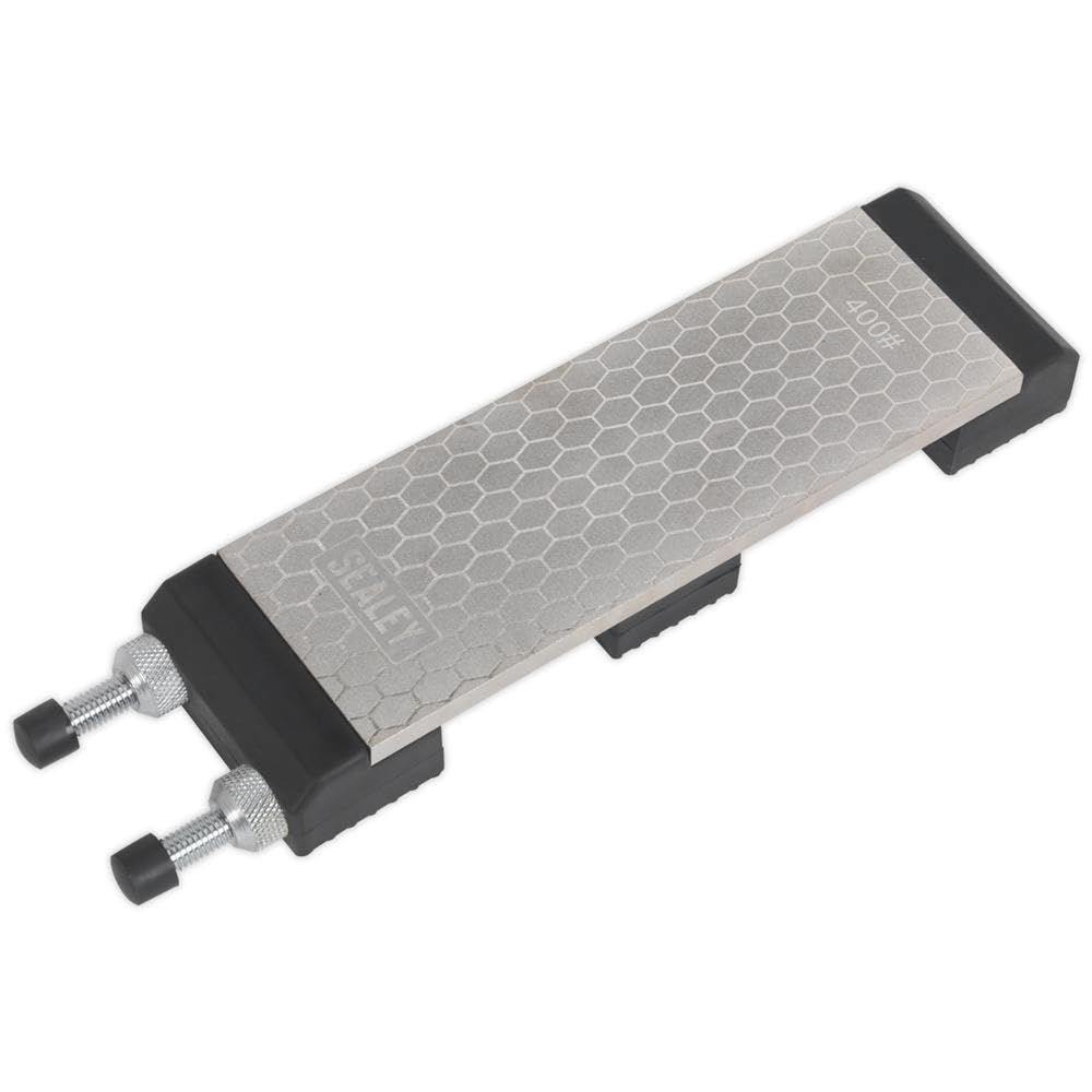 Sealey SCSS1 Combination Diamond Sharpening Whetstone with Adjustable Stone Holder