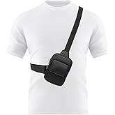 Peicees Mini Sling Bag with Flip Pocket Small Crossbody Bags for Women Men