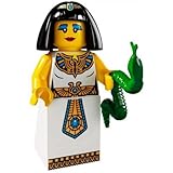 LEGO Minifigures Series 5 Egyptian Queen COLLECTIBLE Figure Green Snake Golden Throne