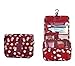 Ac.y.c Travel Jewelry Organizer Case Foldable Jewelry Roll for Journey-Rings Necklaces Earrings Bracelets Pink