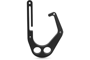 YJNBEST Aluminum Hook for Tree Climber, Quick & Easy One-Hand Removal & Installation of Chainsaws and Tools Inside The Hook - Strong and Durable Arborist Equipment - Not Easy to Fall Off