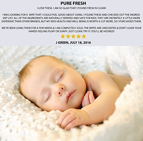 Unscented Wet Wipes Natural Wipes for Women, Men & Baby Wipes! 320 Sensitive Wipes,Hypoallergenic.Natural Baby Wipes Flip Top Wipes Dispensers(4 x 80 Fresh Wipe Refill Packs) Body Wipes for All!