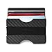 Wallets for Men Carbon Fiber Slim Credit Card Wallet, RFID Blocking Wallet, Money Clip Band Gifts for Him (Updated Model)