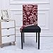 Mecerock Chair Covers for Dining Room Stretch Dining Room Chair Covers Removable Washable Dining Chair Slipcovers Christmas Parsons Kitchen Chair Covers（Set of 6，SDLW）