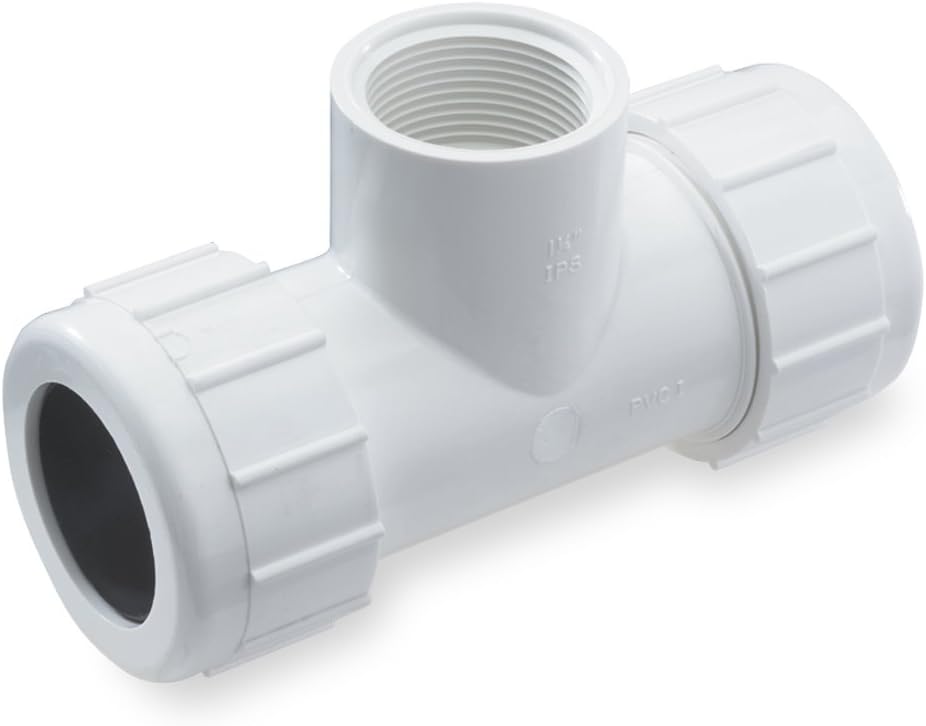 NDS 162-105 1-Inch PVC Compression Tees