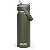 CamelBak Thrive Flip Straw Insulated Stainless Steel Water Bottle Moss, 20oz