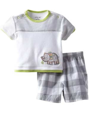 Baby-boys Newborn Elephant Shortset