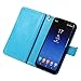 Samsung S8 Case, Joopapa Galaxy S8 Wallet case, Pu Leather Magnet Stand Wallet Credit Card Holder Flip Case Cover Built-in 9 Card Slots Case For Samsung Galaxy S8 (Blue)