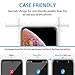 Marge Plus Compatible with iPhone Xs Max Screen Protector, （3 Packs +1 Clear Case）0.25mm Tempered Glass Screen Protector Anti-Scratch Case Friendly 2.5 D Curved Edge 6.5 Inch with 99% Touch Accurate