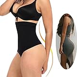FLORATA Womens Waist Tummy Control Thong Body Shaper Panty Trainer Butt Lifter Underwear