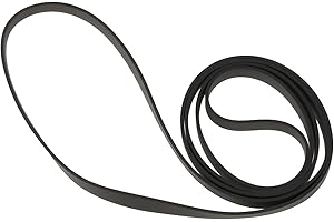 YINETTECH Turntable Rubber Belt 255x5x0.6mm Compatible with THORENS TD-160MKII TD-165C