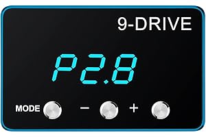 Qfansi 9 Drive Throttle Response Controller Electronic Pedal Racing Accelerator For Dodge RAM Charger Challenger Durango Jeep Wrangler JK Cherokee KK Liberty Maserati Ghibli Levante Chrysler 300 Aspen