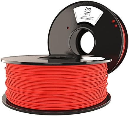 Mitus ABS Filament 1.75mm 1 kg for 3D Printing, Made in the USA, Red