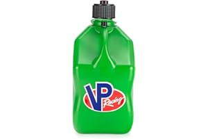 VP Racing 5.5 Gallon Square Motorsport Storage Container Green - Includes Jug Lid and Vent Cap