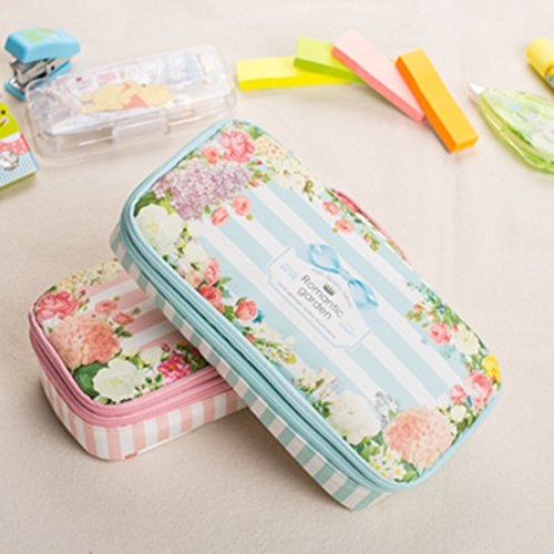 Waterproof super large capacity romantic floral garden two layers…