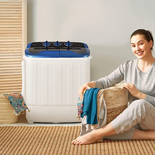 MamaHome DFX3608Blue Mini Washing Machine, XPB361208Blue, Blue