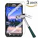 TANTEK [3-Pack Screen Protector for Samsung Galaxy S6 Active(Not S6),Tempered Glass Film,Ultra Clear,Anti Scratch,Bubble Free,Case Friendly