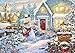 5D Diamond Painting Kit Full Drill, C-TOP DIY Xmas Rhinestone Crystal Embroidery Pictures Cross Stitch for Home Room Decoration for Adults Kids, Christmas Pattern Art Painting for Drawing Room 12