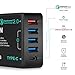 DUMVOIN USB Charger with Quick Charge 2.0 Port & 3 USB Ports, Type-c port for Samsung Galaxy S7/Edge, iPhone 7/Plus, iPad Pro/Air 2 & More