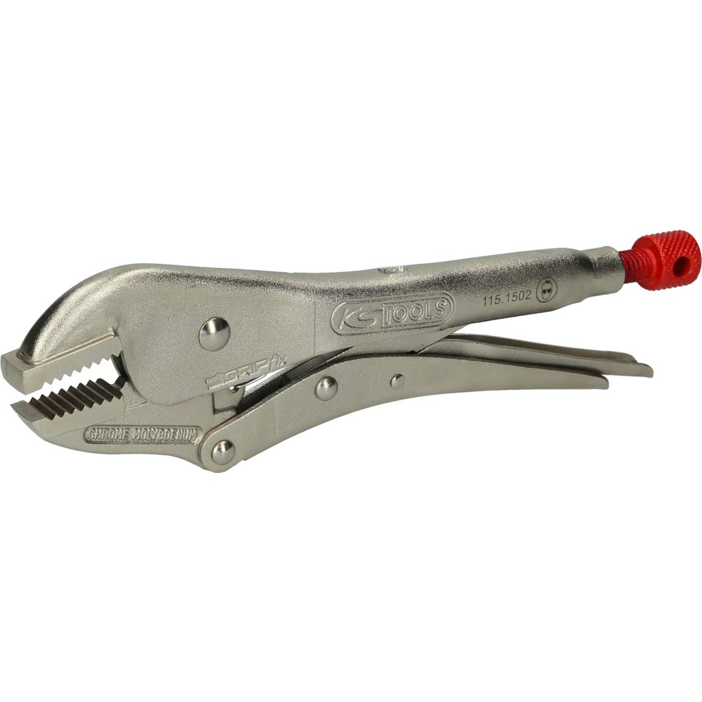 KS TOOLS 115.1502 Locking pliers, straight jaws