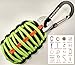 PREP2GO Paracord Survival Grenade Keychain (24pc)-Military Grade Prepper Emergency Gear-Cool Camping Hiking Hunting Gadget Gift-Moms Feel Safe! Your Kids can get Food, Fire & Shelter When Lost.