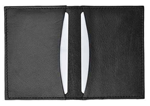 Slim Thin Leather Credit Card ID Mini Wallet Holder Bifold Driver's License Safe