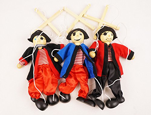 image for SPARIK ENJOY 1 Packs Clown Pirates Hand Marionette Puppet Children's W