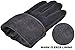 Outrip Men's Winter Warm Gloves Touch Screen Windproof Driving Cycling Gloves (Black)