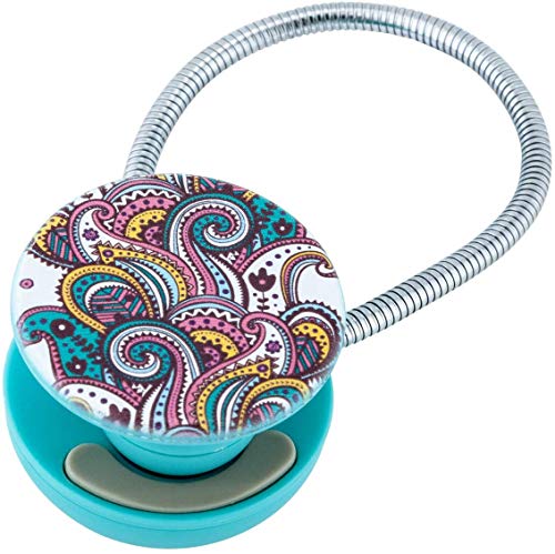 WITHit Clip On Book Light - Paisley Pattern - LED Reading Light with Clip for Books and eBooks, Reduced Glare, Portable and Lightweight, Cute Bookmark Light for Kids and Adults, Batteries Included