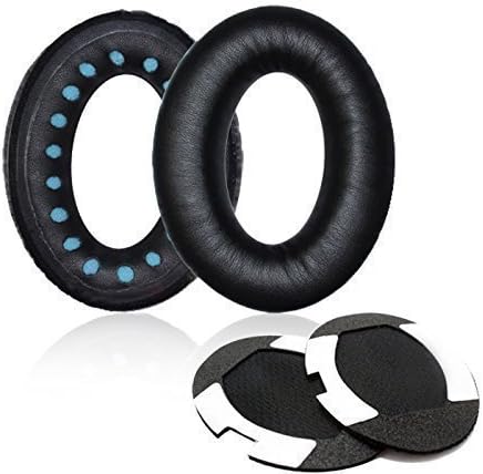 Yavive Replacement Earpad Ear Pad Cushions for Bose Qc3 /Bose Qc2 Qc15/monster Studio/monster Studio2.0/monster Solo Hd/earpads Repair Parts/one Pair (For Bose QC15 QC2)