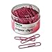 OIC Breast Cancer Awareness Paper Clip,Jumbo - 80 / Tub - Pink