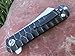 TACTICAL GEARZ Black Titanium (TiN) Stainless Steel EDC Folding Knife w/Sheath! Ball Bearing System, Polished D2 Steel! (Rouge S)