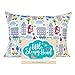 Little Sleepy Head Toddler Pillowcase, 100% Cotton & Hypoallergenic Pillow Case for Toddler Pillow, Snug Fit Envelope Pillowcase, 13x18 Pillowcase, Pilllow Sold Separately (Cars)