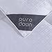 puredown® All Season Quilted Down Alternative Duvet Insert with Corner Tabs, Full/Queen Size (90x90 inch, White)