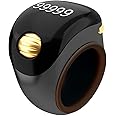 Smart Tasbih Zikr Rings, Interchangeable Tasbih Counter Rings, Adjustable Ring Finger Counter, APP Support Digital Counter Prayer Reminder Rings (Black)