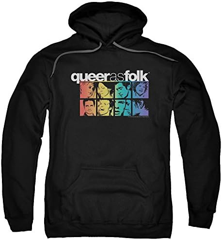 Queer As Folk Drama TV Series Showtime Cast Brian Justin Adult Pull-Over Hoodie