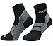 ZaTech Plantar Fasciitis Sock, Compression Socks (Black/Gray, X-Large)