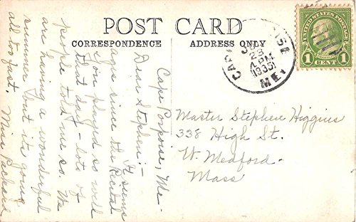 1 Porpoise+Lighthouse+Antique+Postcard+J51856