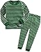 Vaenait Baby Kids Boys Sleepwear Pajama 2pcs Set Color Pen Green S