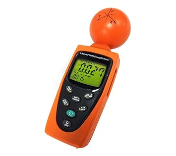 3 Lector detector de medidor de fuerza EMF de RF de triple eje ...