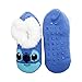 Lilo and Stitch Plush Slipper Socks with Non Slip Grips One Size Fits Most Aqua