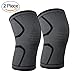 littlejian Compression Knee Sleeve,Best Knee Brace Support for Sports,Running,Jogging,Basketball,Joint Pain Relief,Arthritis and Injury Recovery&More,Men and Women(2 Piece-Large)