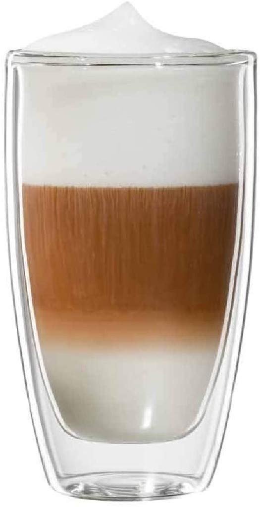 bloomix Roma C-113-300-G Double-Walled Thermal Latte/Macchiato Coffee Glass Set of 2