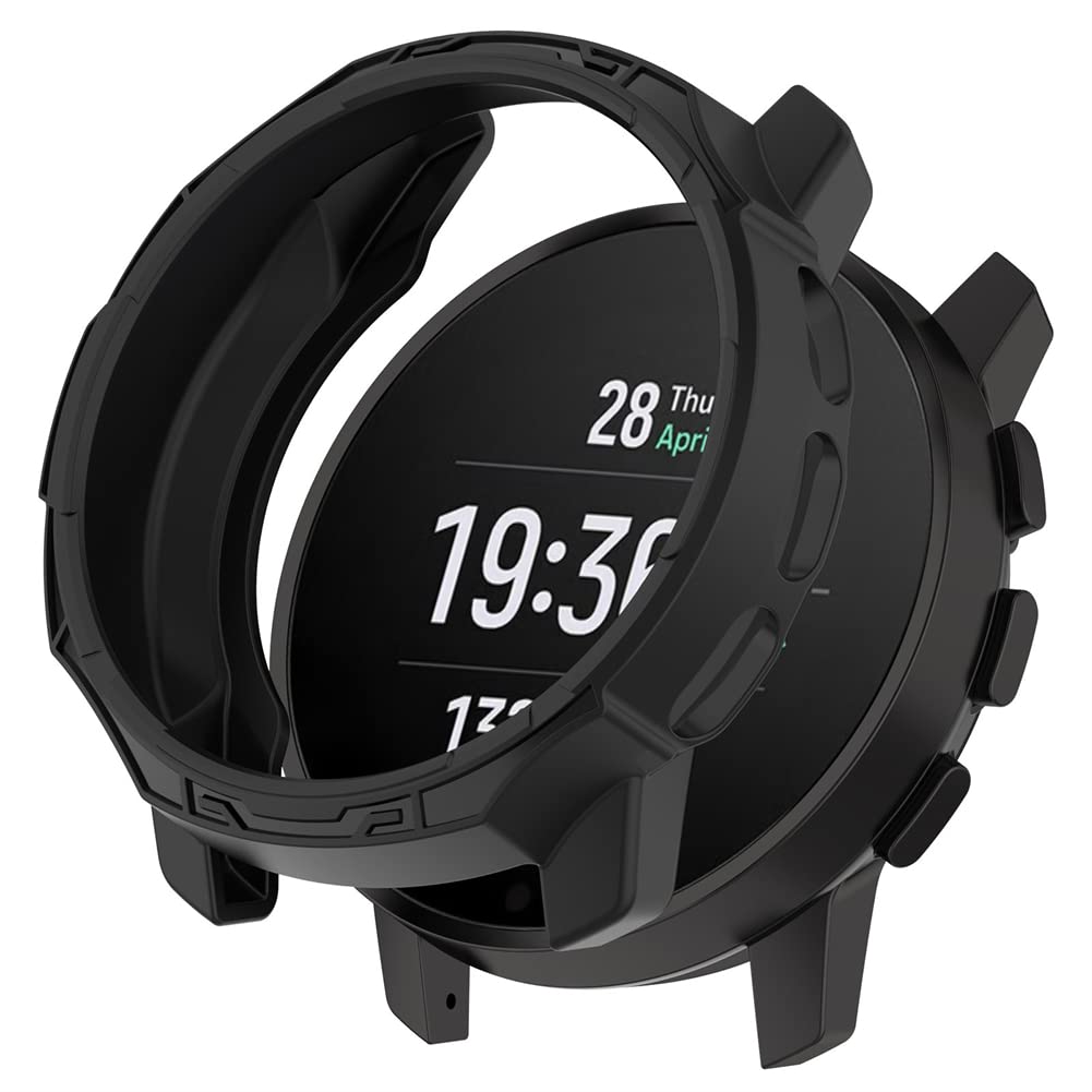Tyogeephy Screen Protector Compatible with SUUNTO 9 Peak Pro Anti-Scratch Protective Case Bumper for 9 Pro
