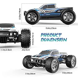 DEERC 9200E Large Hobby RC Cars, 48 KM/H 1:10 Scale